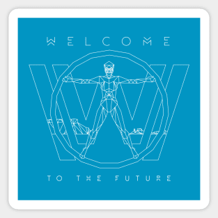 Welcome to the future III Sticker